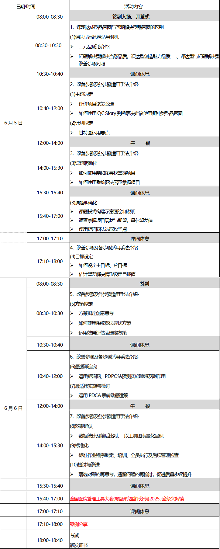 课达班课程表